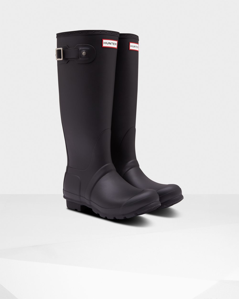 Botas de Lluvia Altas Hunter Mujer - Original Insulated - Negros - UFZKEYM-83